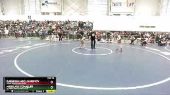 75 lbs 1st Place Match - Rakhman Abdukarimov, Wolf Wrestling Club vs Nikolaus Schaller, Quaker Wrestling Club