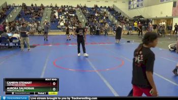 116 lbs Quarterfinal - Camryn Stewart, Canyon High School vs Aurora Salmoran, Trabucco Hills HS