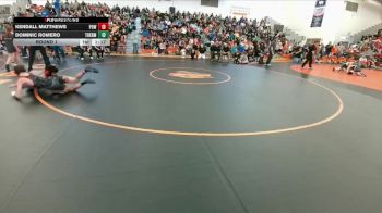 112-114 lbs Round 1 - Dominic Romero, Thermopolis Middle School vs Kendall Matthews, Powell Middle School