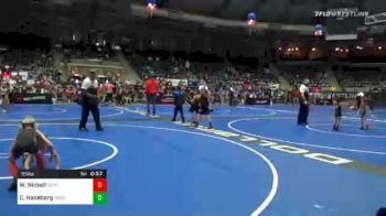 55 lbs Consolation - Wes Nickell, Cushing Wrestling vs Charlie Haneborg, Midwest Destroyers