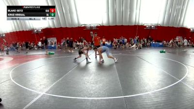 126 lbs Champ Round 1 (16 Team) - Blake Getz, Roncalli A vs Kruz Kresal, Mille Lacs