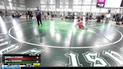 90 lbs 3rd Place Match - Daniella Vazquez, CA vs Bella Yamamoto, HI