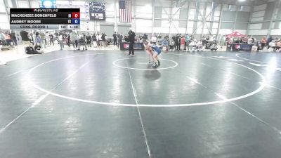 U17 Women - 43 lbs Cons. Round 1 - Mackenzee Donenfeld, ID vs Audrey Moore, TX