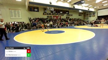 141 lbs Semifinal - Jace Roller, Bixby (OK) vs Brock Mantanona, Palm Desert