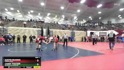 190 lbs Quarterfinal - Austin Reading, Crown Point vs Caden Thacker, Evansville Mater Dei