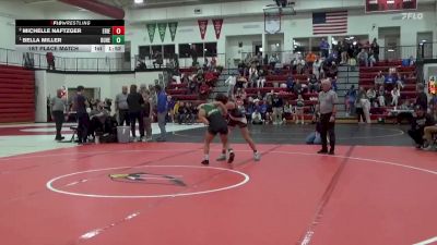 135 lbs 1st Place Match - Bella Miller, Dubuque Hempstead vs Michelle Naftzger, Erie