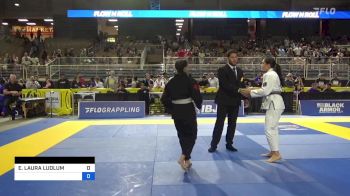 EMMA LAURA LUDLUM vs IRIS JANINE RAMOS 2024 Pan Kids Jiu-Jitsu IBJJF Championship