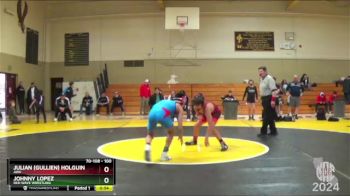 100 lbs Cons. Semi - Johnny Lopez, Red Wave Wrestling vs Julian (Gullien) Holguin, AWA