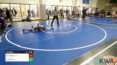 83-88 lbs Rr Rnd 3 - Miyah Fowler, Scrap Yard Training vs Cara Prock, Vian Wrestling Club