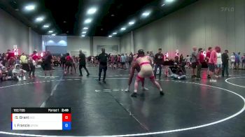 182/195 Round 1 - Skylar Grant, Georgia vs Isaiah Francis, Quest For Gold Wrestling Club