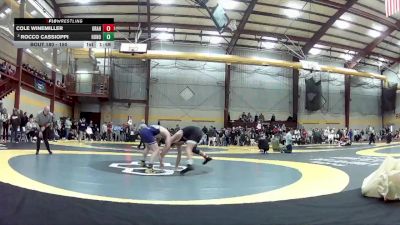 150 lbs Champ. Round 2 - Rocco Cassioppi, Hononegah vs Cole Winemiller, Graham