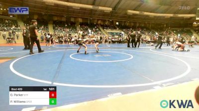 80 lbs Rr Rnd 2 - Oria Parker, Tulsa Blue T Panthers vs Presley Williams, Sperry Wrestling Club