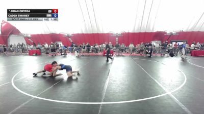 113 lbs Cons. Quarters - Aidan Ortega, IZZY Style Wrestling vs Caden Swaney, Black Hills Wrestling Academy