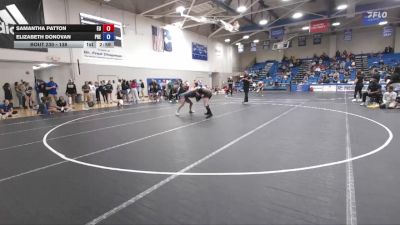 138 lbs Cons. Round 2 - Elizabeth Donovan, Presbyterian vs Samantha Patton, Emmanuel University