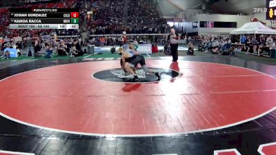 6A 144 lbs Cons. Round 1 - Kaikoa Racca, Mountain View vs Josiah Gonzalez, Caldwell