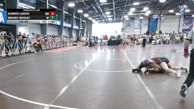 132 lbs Rr Rnd 2 - Alberta Lasayo, Diesel Wrestling Academy Orange vs Destiny Wooley, MF Angels