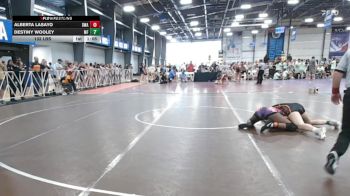 132 lbs Rr Rnd 2 - Alberta Lasayo, Diesel Wrestling Academy Orange vs Destiny Wooley, MF Angels