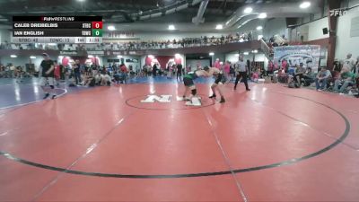 148 lbs Round 3 (12 Team) - Ian English, Top Dog Wrestling Club vs Caleb Dreibelbis, Steller Trained Bacara