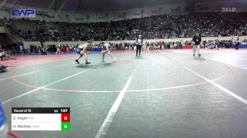 161 lbs Round Of 16 - Gauge Vogel, Pryor Tigers Wrestling vs Hayden Rackley, Team Choctaw