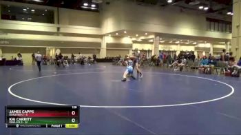 138 lbs Round 2 (8 Team) - Kai Carritt, Iowa Gold vs James Capps, Beach Boyz