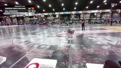 60 lbs Cons. Round 4 - Gabe Arias, Windy City Wrestlers vs Braxtyn Mitchell, Governor Wrestling