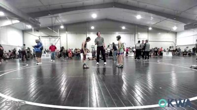80 lbs Quarterfinal - Bennett Dawson, Raw Wrestling Club vs Bradley Robinson, Claremore Wrestling Club