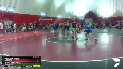 94-100 lbs Round 3 - Emma Sebastian, Geneseo vs Adriana Vang, Holmen