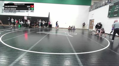 138 lbs Cons. Round 3 - Nolan Seman, St. Michael-Albertville vs Caleb Roberts, Kansas City Wrestling Club