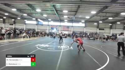 126 lbs Consi Of 4 - Mario Fernandez, Ateam vs Elijah Robidoux, Desert Sunrise