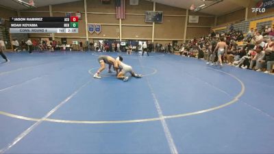 133 lbs Cons. Round 4 - Noah Koyama, Menlo vs Jason Ramirez, Arizona Christian University
