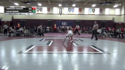 106 lbs 1st Place Match - Anderson Osgood, Solon vs Lucas Reeder, Pleasant Valley