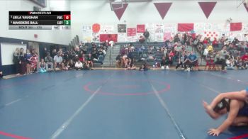 170 lbs Semifinal - Leila Vaughan, Puyallup (Girls) vs Makenzie Ball, Eatonville (Girls)