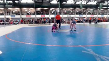 138-143 lbs Round 5 - Lillien Roughton, Unity Christian Decatur vs Emersyn Miller, Poynette Panther Youth Wrestli