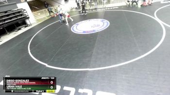 120 lbs Cons. Round 3 - Uriah Hale, Top Fueler Wrestling Club vs Diego Gonzalez, Rancho Buena Vista High School Wrestling