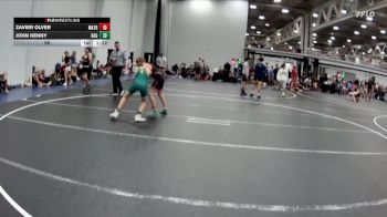 98 lbs Round 4 (6 Team) - Zavier Olver, Mat Assassins Red vs John Kenny, Broad Axe Gold