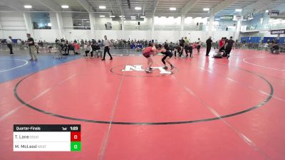 136 lbs Quarterfinal - Tristan Lane, Doughboys WC vs Michael McLeod, Westerly