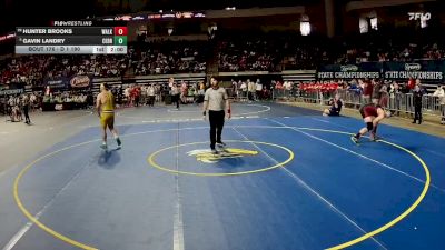 D 1 190 lbs Champ. Round 1 - Gavin Landry, Central - B.R. vs Hunter Brooks, Walker