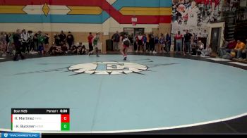 120 lbs Cons. Round 3 - Kaylee Buckner, Moorcroft vs Hailey Martinez, Rawlins