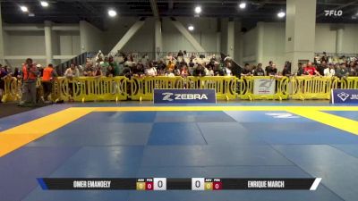Enrique March vs Omer Emanoely 2025 American National IBJJF Jiu-Jitsu Open Championship