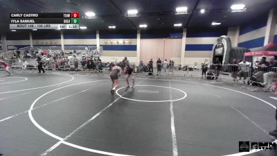 109 lbs Round Of 32 - Carly Castro, Team Faith vs Iyla Samuel, Gold Rush Wr Ac