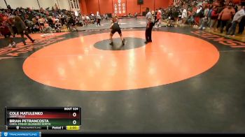 195 lbs Champ. Round 2 - Brian Petrancosta, Carol Stream (GLENBARD NORTH) vs Cole Matulenko, LIBERTYVILLE
