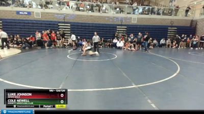 120/126 Cons. Round 1 - Luke Johnson, Idaho Gold vs Cole Newell, Emmett Wrestling Club