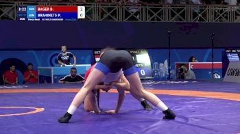 57 kg Final 3-5 - Barbara Bager, Hungary vs Palina Brahinets, Individual Neutral Athletes