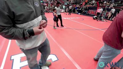 66 lbs Semifinal - Henry Hibdon, Barnsdall Youth Wrestling vs Hudson Boone, Woodland Wrestling Club