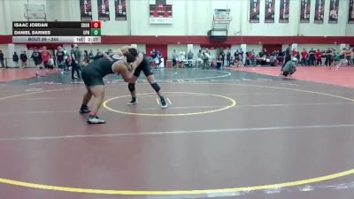285 lbs Champ. Round 1 - Isaac Jordan, Southern Oregon vs Daniel Barnes, Cal Poly Humboldt