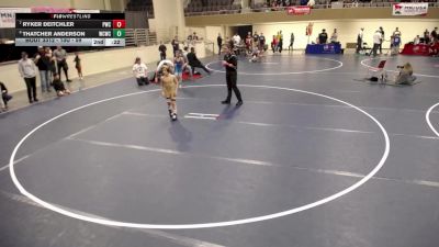 10U - 67 lbs Cons. Semis - Triston Kruger, Waseca vs Xavier Vargas, Forest Lake Wrestling Club