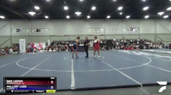 200 lbs Round 1 (16 Team) - Brie Leeper, Minnesota Blue vs Mallory Ladd, Alabama