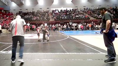 56 lbs Consolation - Cutter Bledsoe, Woodland Wrestling Club vs Theordore Adams, Barnsdall Youth Wrestling