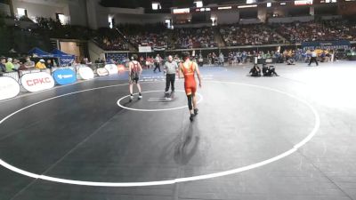 D 1 113 lbs Champ. Round 1 - Charles Winkler, Central - B.R. vs Cooper Mcnamara, Terrebonne