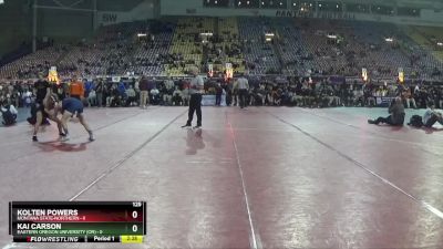 125 lbs Quarters & 1st Wb (16 Team) - Kolten Powers, Montana State-Northern vs Kai Carson, Eastern Oregon University (OR)